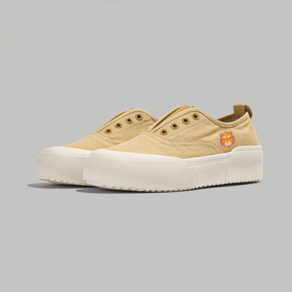 Sunset Tiger - Badge Platform Slip - Ons