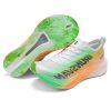 Men's and Women's Running Shoes - Carbon Plate Running Shoes Lightweight, Cushioned, Arch Support Sneakers for Running, Training, and Daily Wear-Green-orange