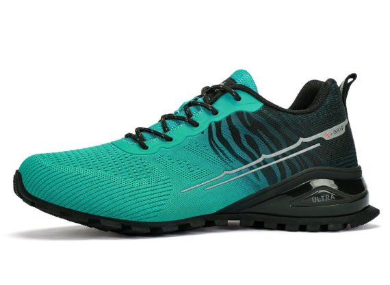 Men's Trail Running Shoes Fashion Walking Hiking Sneakers for Men Tennis Cross Training Shoe Outdoor Snearker Mens Casual Workout Footwear - Grass-green