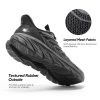 Men's Slip On Walking Shoes Running Comfortable Tennis Breathable Non Slip Athletic Gym Workout Cross Training Fashion Sneakers - Black