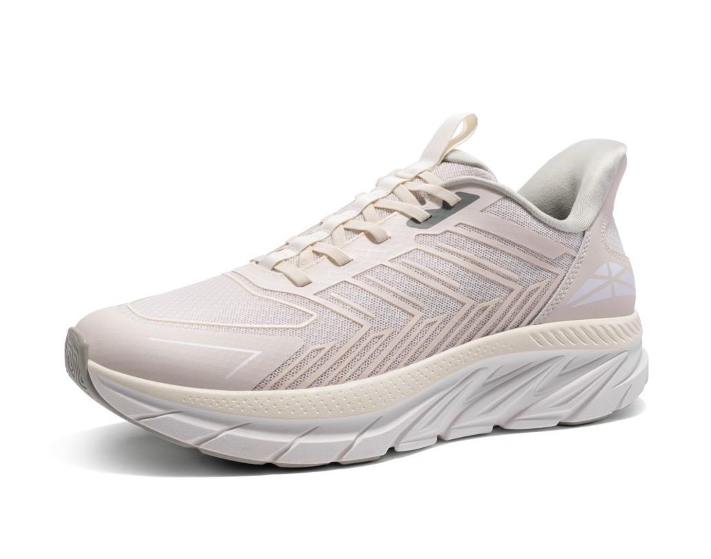 Men's Slip On Walking Shoes Running Comfortable Tennis Breathable Non Slip Athletic Gym Workout Cross Training Fashion Sneakers - Beige