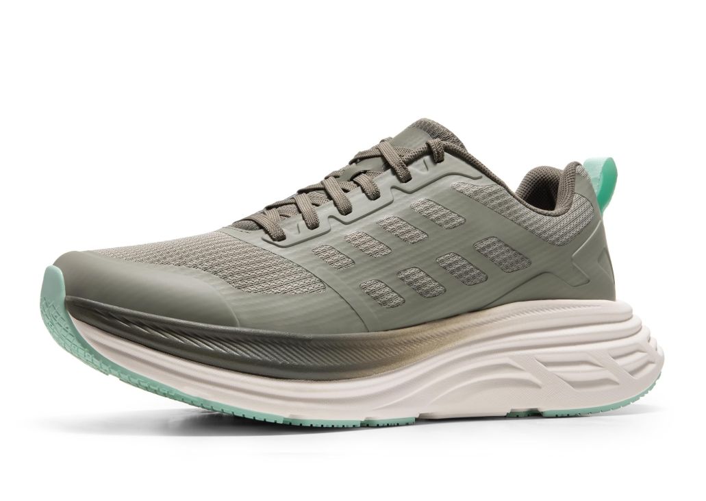 Men's Walking Running Tennis Cushioning Shoes ActiveFloat Non Slip Athletic Gym Workout Jogging Comfortable Sneakers - Greyish Green