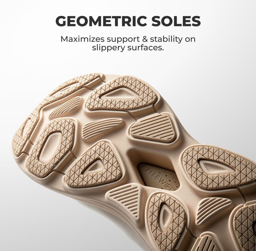 Men's Slip On Walking Shoes Hands-Free Cushion Running Tennis SwiftPlush Non-Slip Comfortable Workout Gym Athletic Fashion Sneakers - Beige