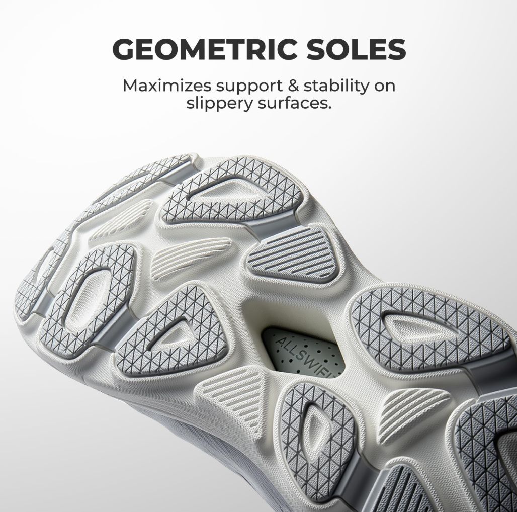 Men's Slip On Walking Shoes Hands-Free Cushion Running Tennis SwiftPlush Non-Slip Comfortable Workout Gym Athletic Fashion Sneakers - Grey