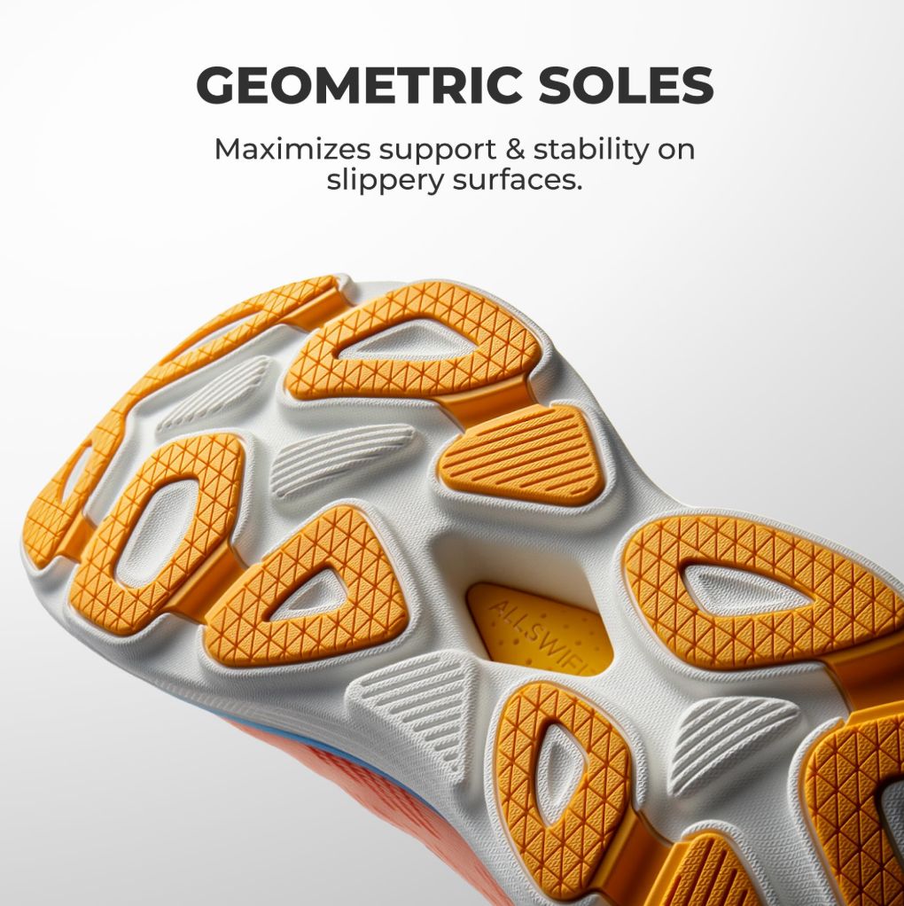 Men's Slip On Walking Shoes Hands-Free Cushion Running Tennis SwiftPlush Non-Slip Comfortable Workout Gym Athletic Fashion Sneakers - Orange