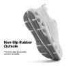 Women's Comfortable Walking Shoes Running Tennis MovePropel Athletic Gym Workout Jogging Fashion Sneakers - White