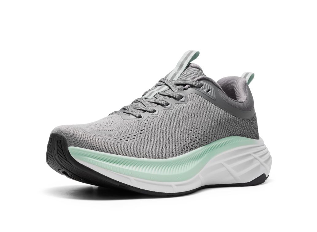 Men's Walking Shoes Running Tennis Cushioning ActiveBreeze Non Slip Athletic Gym Workout Comfortable Fashion Sneakers - Grey