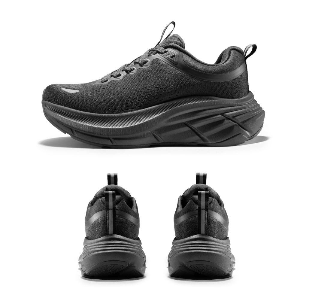 Women's Walking Shoes Cushion Comfortable ActiveBreeze Running Tennis Shoes Non-Slip Workout Gym Sports Athletic Breathable Fashion Sneakers - Black
