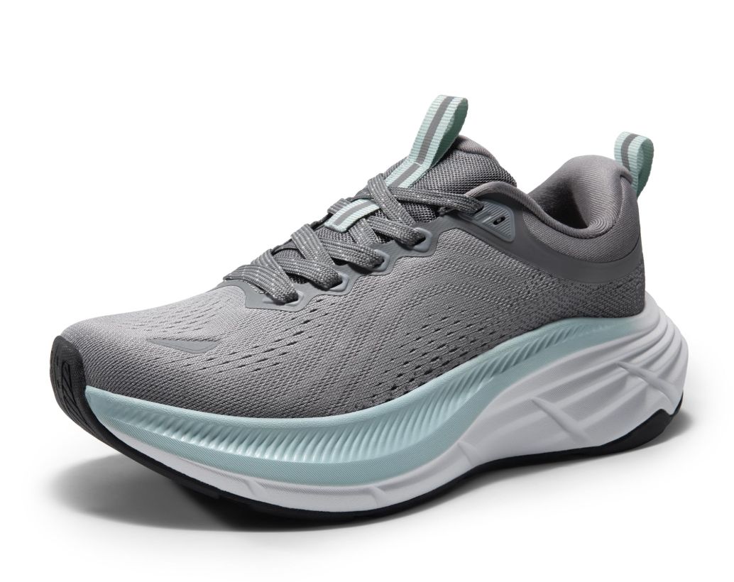 Women's Walking Shoes Cushion Comfortable ActiveBreeze Running Tennis Shoes Non-Slip Workout Gym Sports Athletic Breathable Fashion Sneakers - Grey