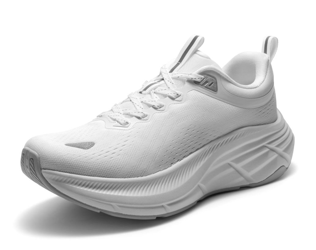 Women's Walking Shoes Cushion Comfortable ActiveBreeze Running Tennis Shoes Non-Slip Workout Gym Sports Athletic Breathable Fashion Sneakers - White